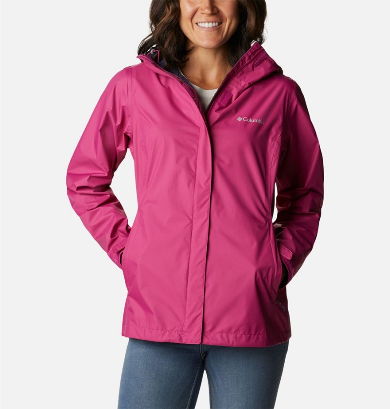 Purple Columbia Arcadia II Women\'s Rain Jacket | 85361AKPF