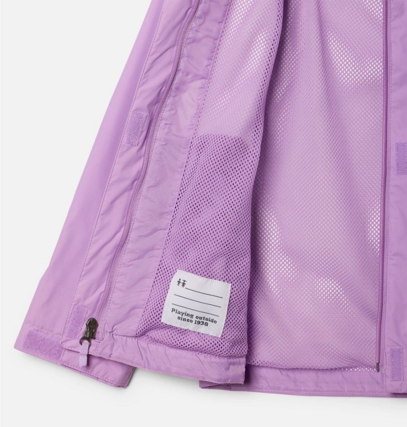 Purple Columbia Arcadia Rain Kids' Jacket | 12809YXMA