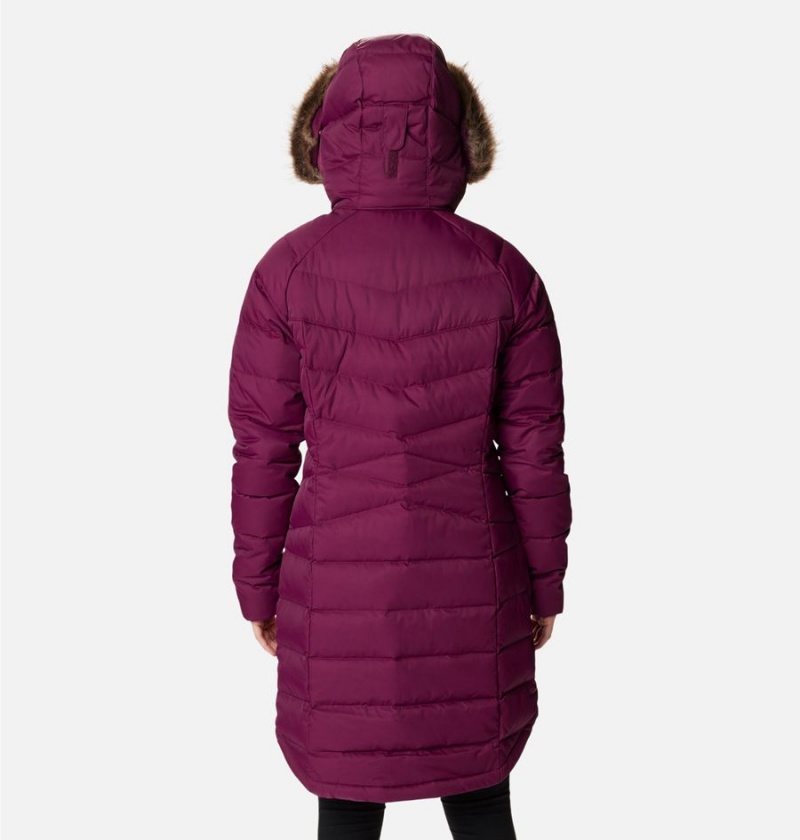 Purple Columbia Belle Isle Mid Women's Puffer Jacket | 67853LONY