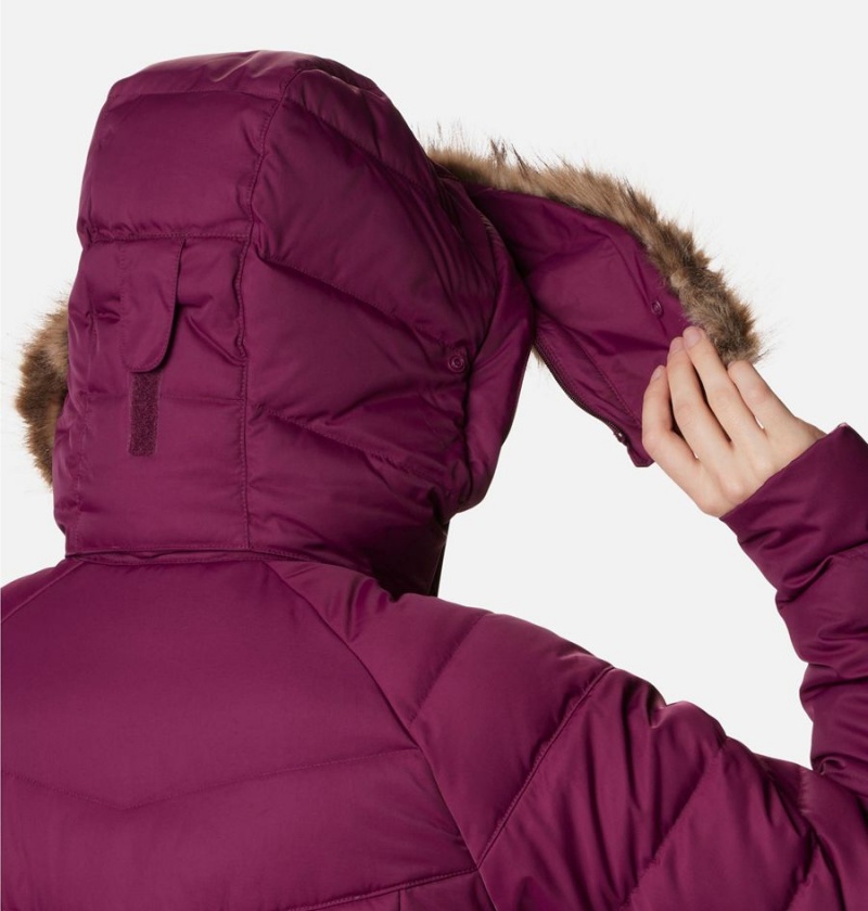 Purple Columbia Belle Isle Mid Women's Puffer Jacket | 67853LONY