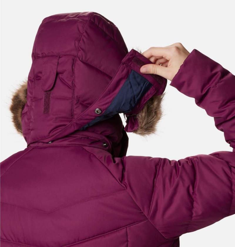 Purple Columbia Belle Isle Mid Women's Puffer Jacket | 67853LONY