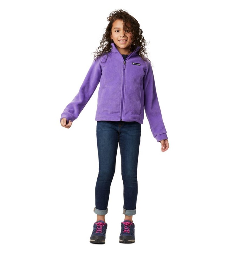 Purple Columbia Benton Springs Fleece Kids' Jacket | 64075RSJO