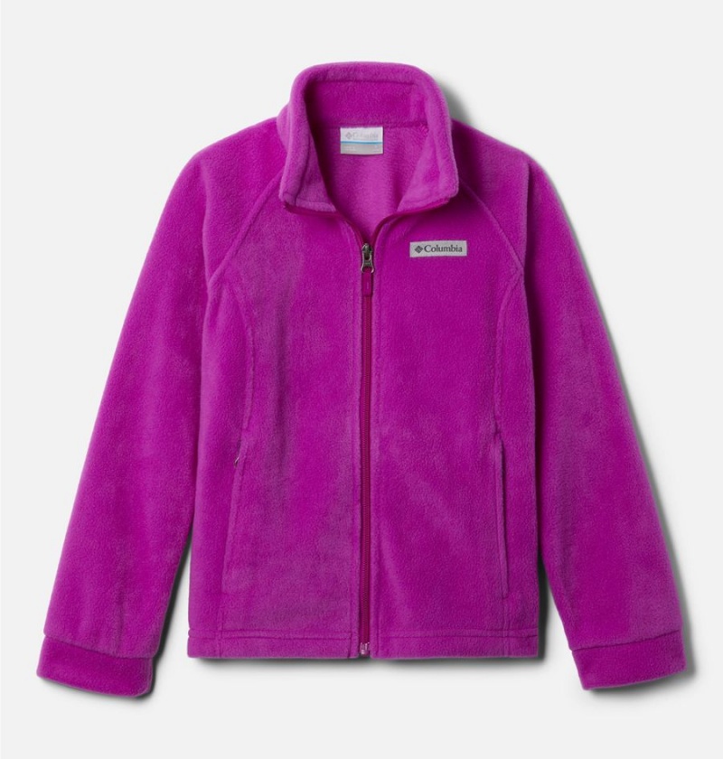 Purple Columbia Benton Springs Fleece Kids\' Jacket | 80634UVHL