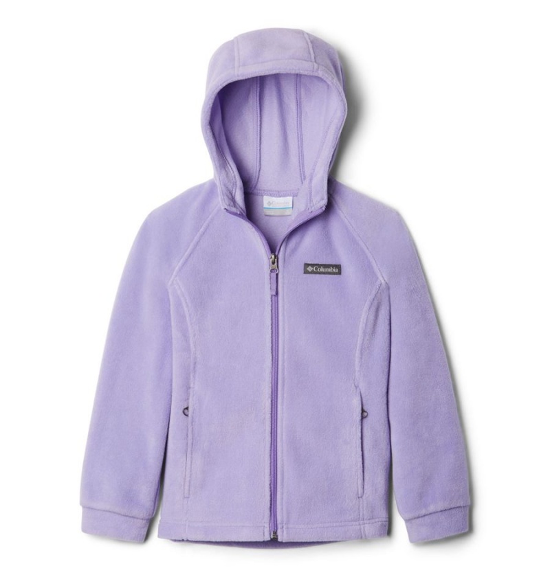 Purple Columbia Benton Springs II Hooded Fleece Kids\' Jacket | 97164LQHF