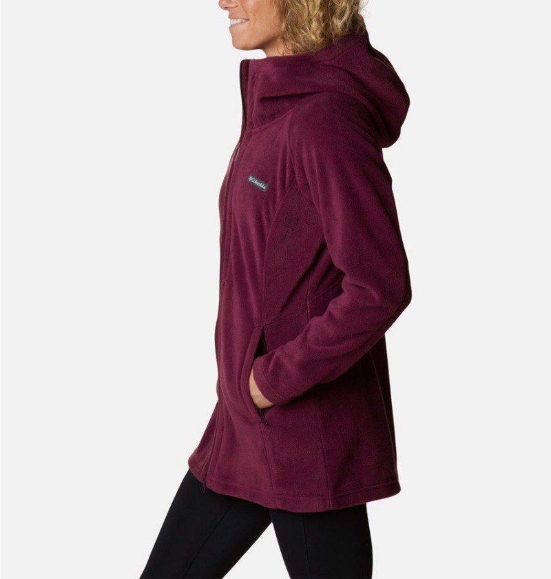 Purple Columbia Benton Springs II Long Hoodie Women's Fleece Jacket | 28914VAMW