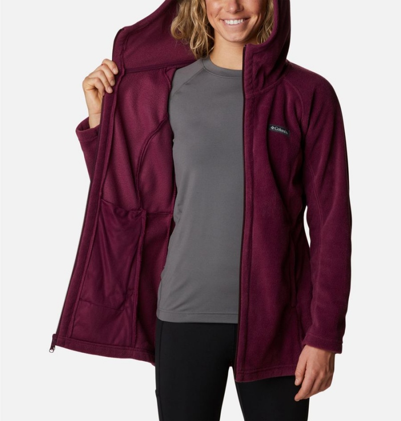 Purple Columbia Benton Springs II Long Hoodie Women's Fleece Jacket | 28914VAMW