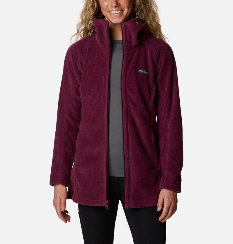 Purple Columbia Benton Springs II Long Hoodie Women's Fleece Jacket | 28914VAMW