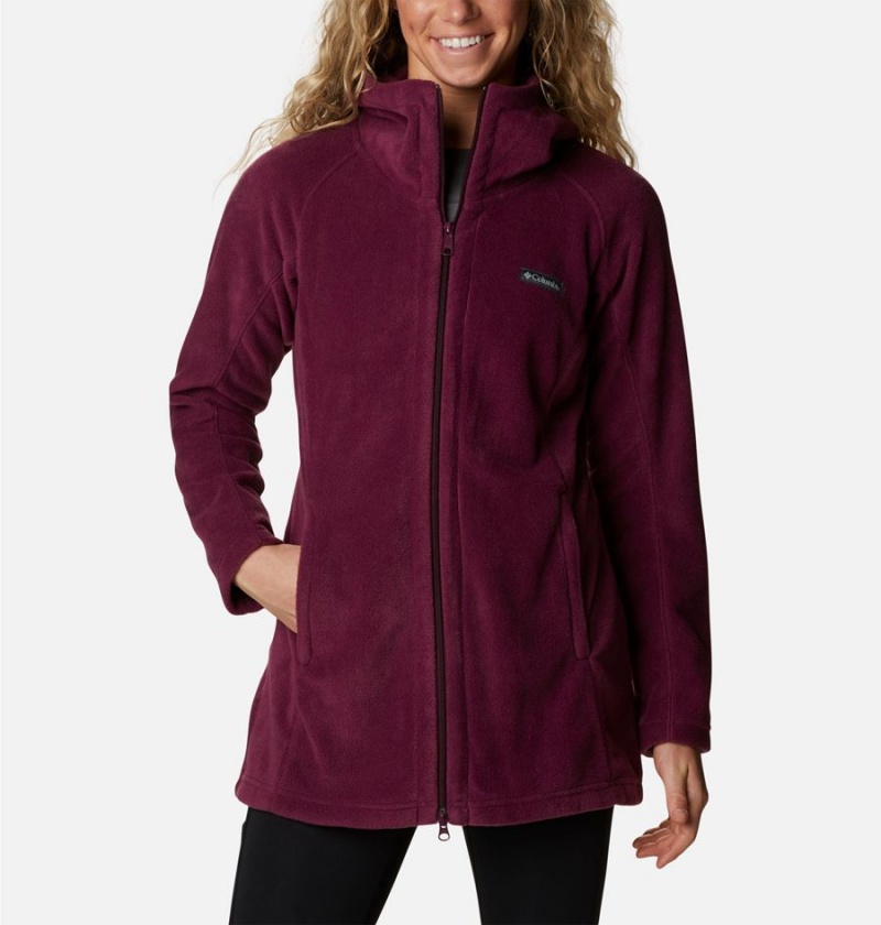 Purple Columbia Benton Springs II Long Hoodie Women\'s Fleece Jacket | 28914VAMW