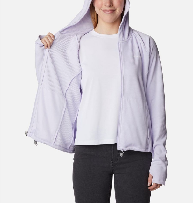 Purple Columbia Boundless Trek Grid Women's Fleece Jacket | 53047SNRF