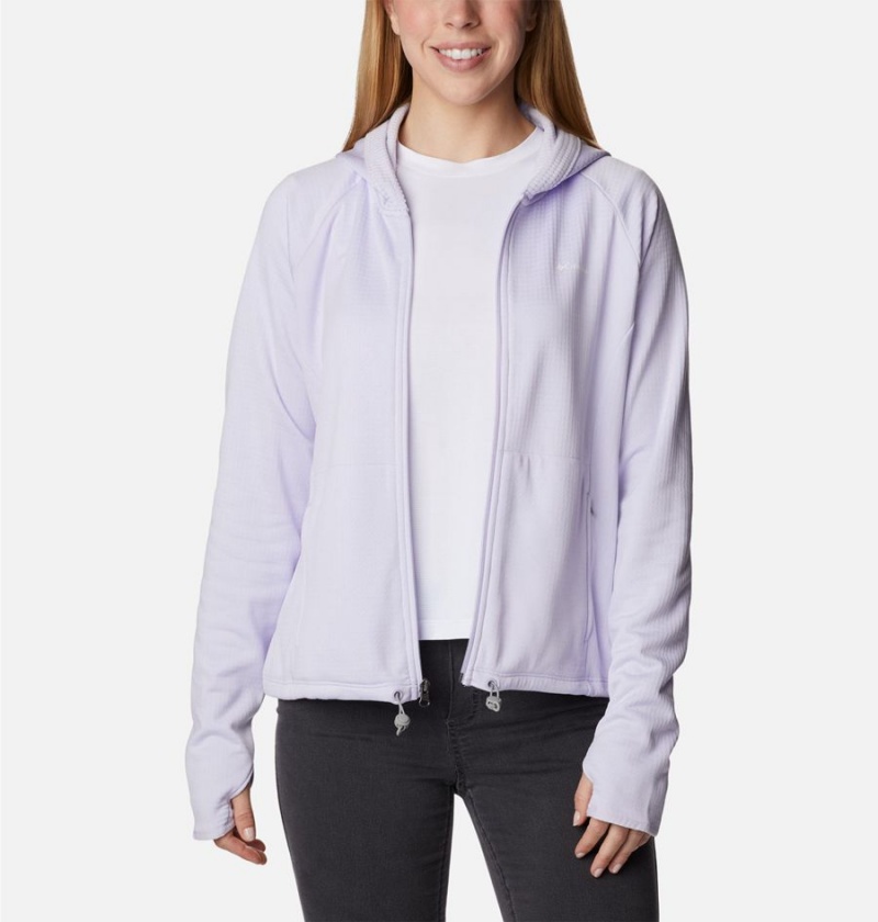 Purple Columbia Boundless Trek Grid Women's Fleece Jacket | 53047SNRF