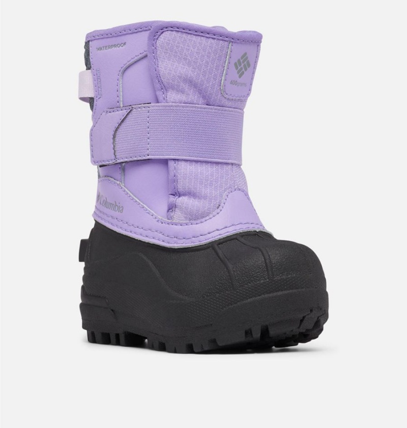 Purple Columbia Bugaboot Celsius Strap Kids' Boots | 57209GFAX