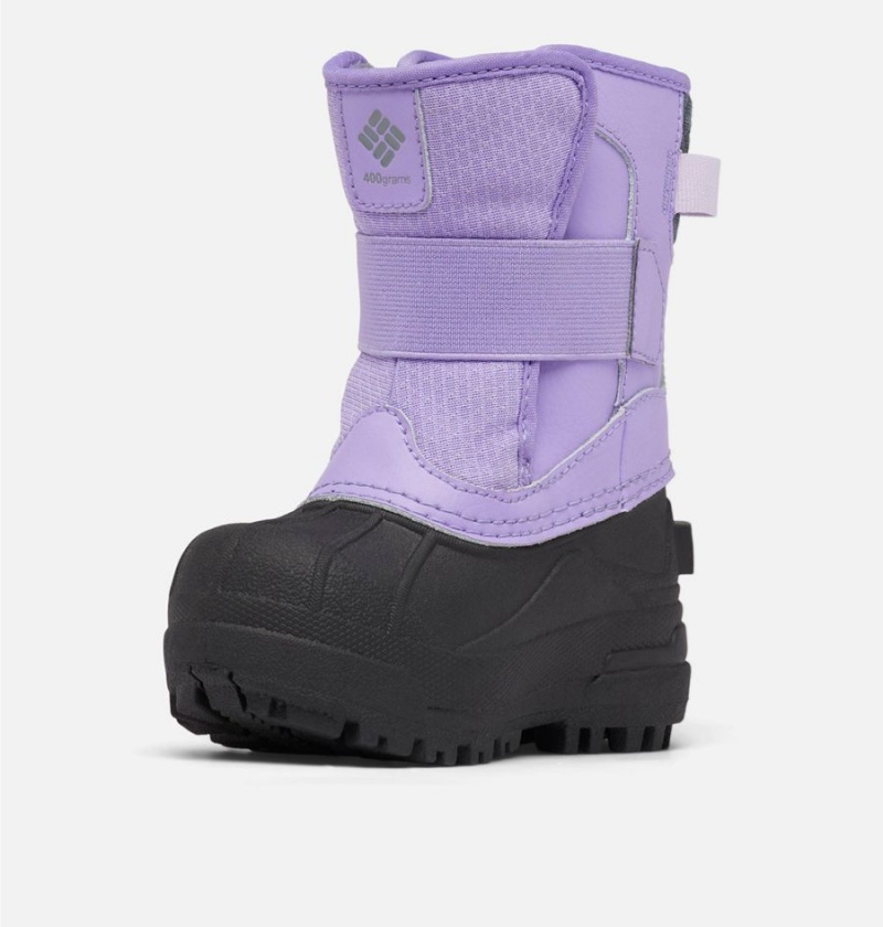 Purple Columbia Bugaboot Celsius Strap Kids' Boots | 57209GFAX