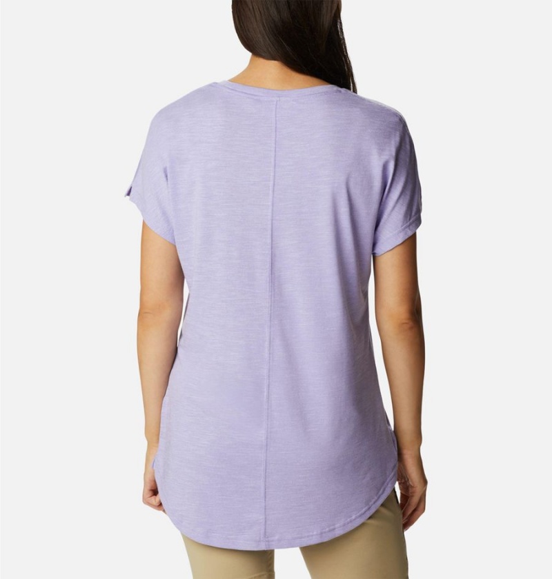 Purple Columbia Cades Cape Women's T-Shirt | 31569IWJY