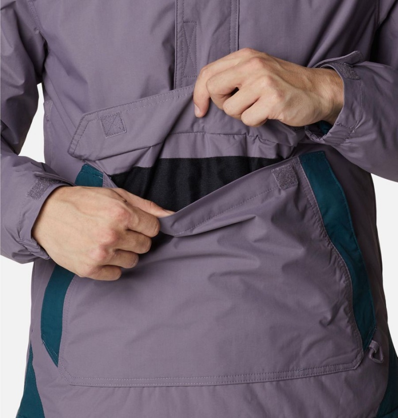 Purple Columbia Challenger Anorak Insulated Men's Puffer Jacket | 71289HPVN