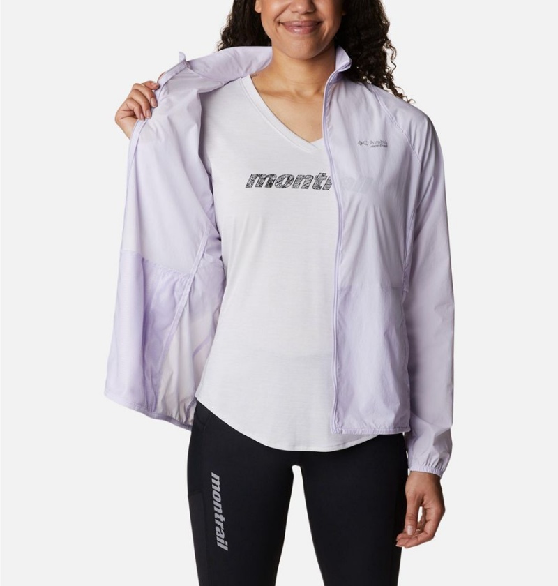 Purple Columbia Endless Trail Wind Shell Jacket Women's Windbreaker | 08293XDGZ