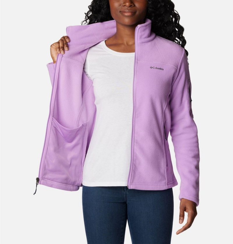 Purple Columbia Fast Trek II Women's Fleece Jacket | 85129XLCJ