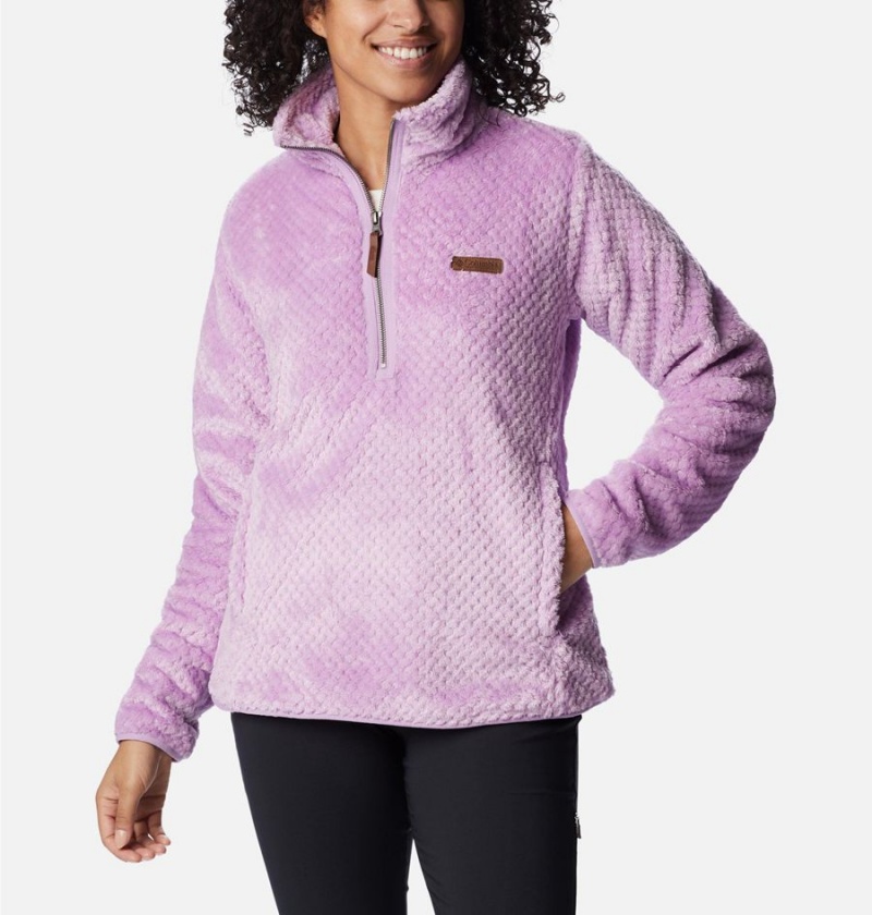 Purple Columbia Fire Side Quarter Zip Sherpa Fleece Women's Pullover | 84201MKFW