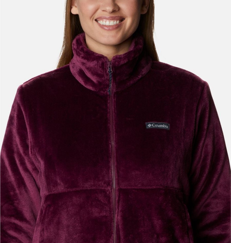 Purple Columbia Fireside Full Zip Women's Fleece Jacket | 61279RBDL