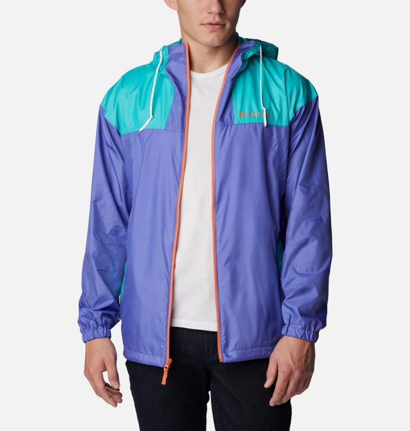 Purple Columbia Flash Challenger Jacket Men's Windbreaker | 56230FEOL