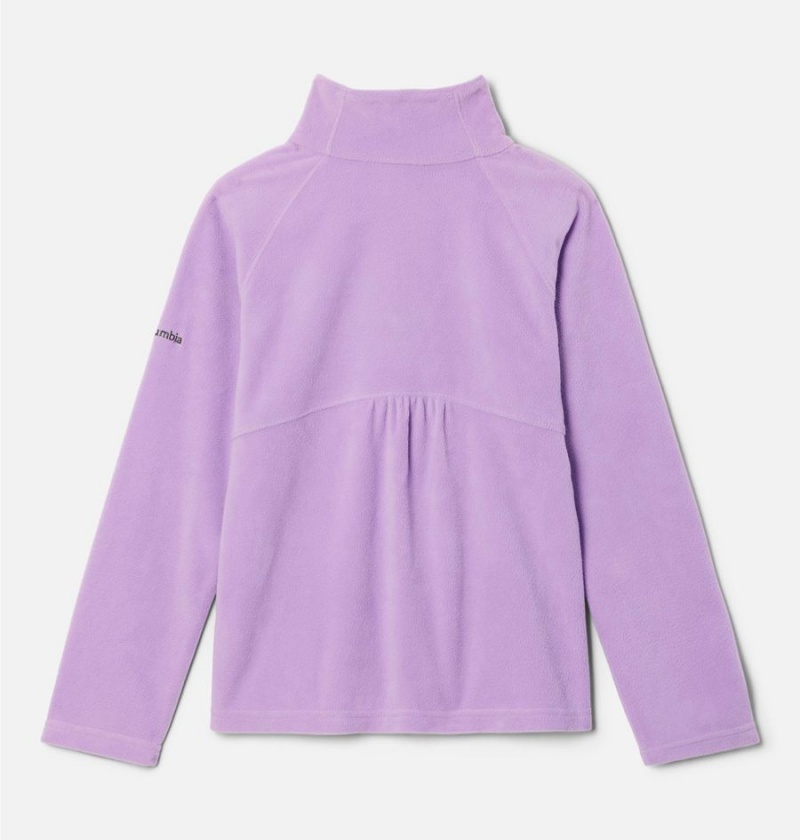 Purple Columbia Glacial 1/4 Zip Pullover Kids' Fleece | 34928KDWU