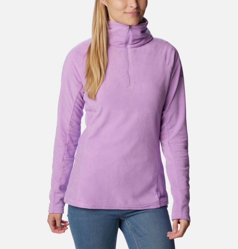 Purple Columbia Glacial IV Half Zip Fleece Women's Pullover | 20931LNCV