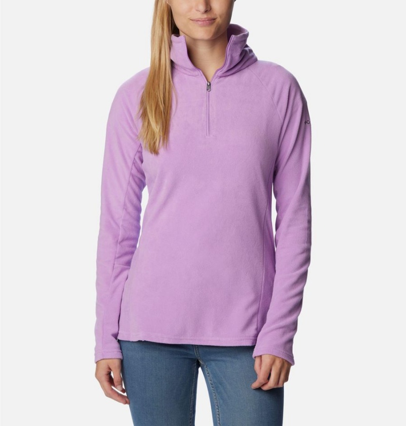 Purple Columbia Glacial IV Half Zip Fleece Women\'s Pullover | 20931LNCV