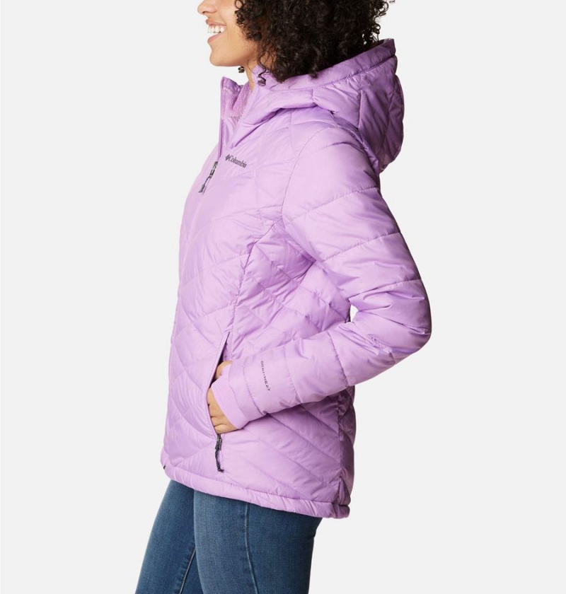 Purple Columbia Heavenly Hooded Women's Puffer Jacket | 52681WXJS