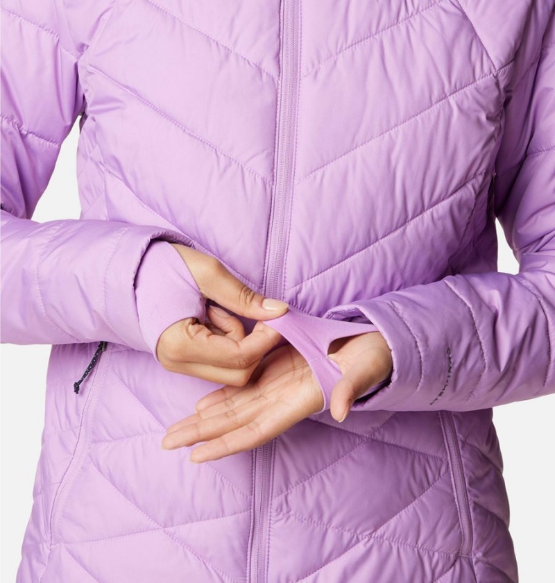 Purple Columbia Heavenly Hooded Women's Puffer Jacket | 52681WXJS