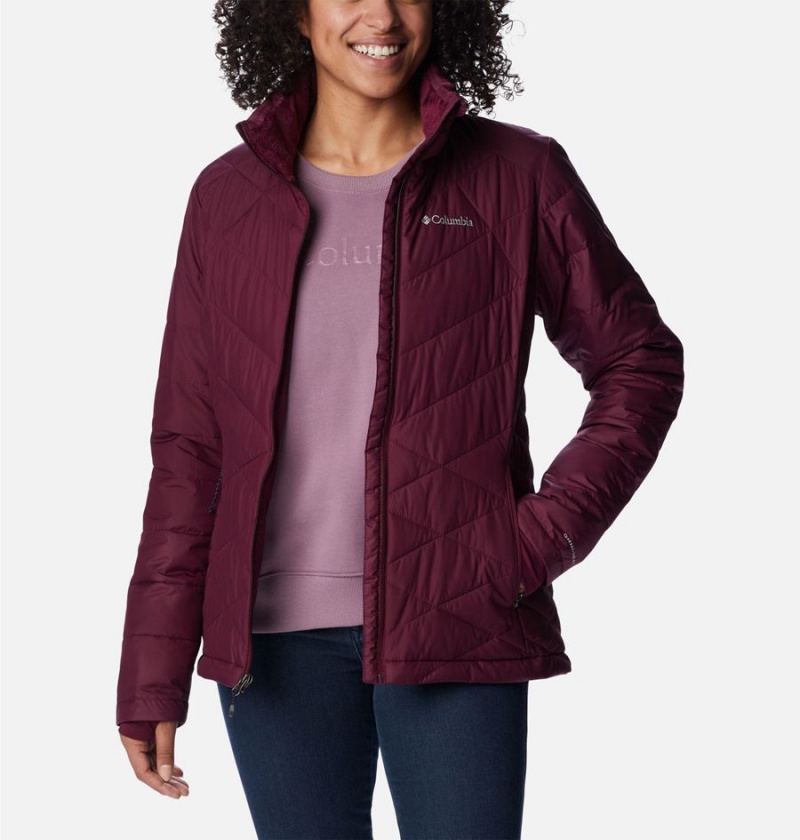 Purple Columbia Heavenly Women's Puffer Jacket | 71692ZEKJ