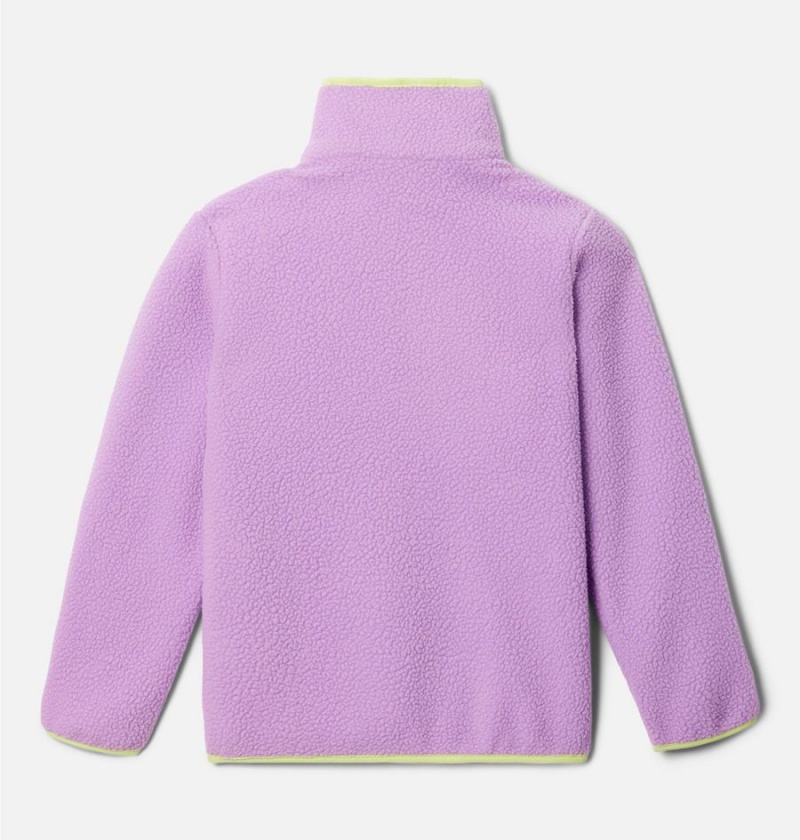 Purple Columbia Helvetia Half Snap Pullover Kids' Fleece | 13627HRAS