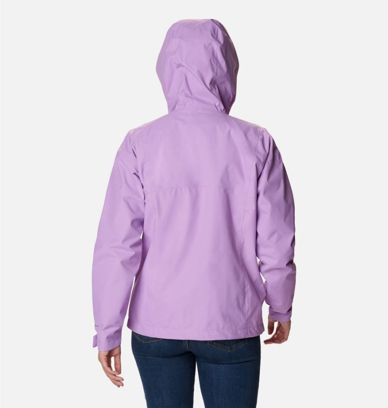 Purple Columbia Hikebound Women's Rain Jacket | 61490YUKI