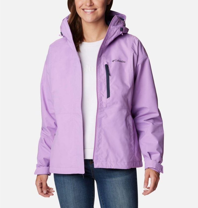 Purple Columbia Hikebound Women's Rain Jacket | 61490YUKI