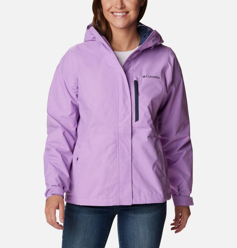 Purple Columbia Hikebound Women\'s Rain Jacket | 61490YUKI