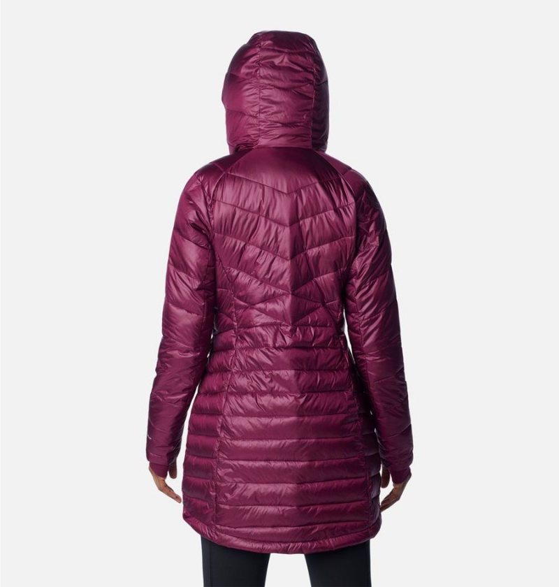 Purple Columbia Joy Peak Mid Insulated Hooded Women's Puffer Jacket | 42681GAYF