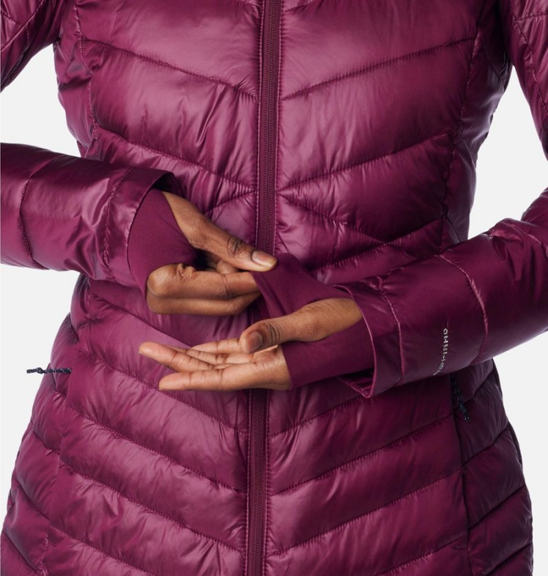 Purple Columbia Joy Peak Mid Insulated Hooded Women's Puffer Jacket | 42681GAYF