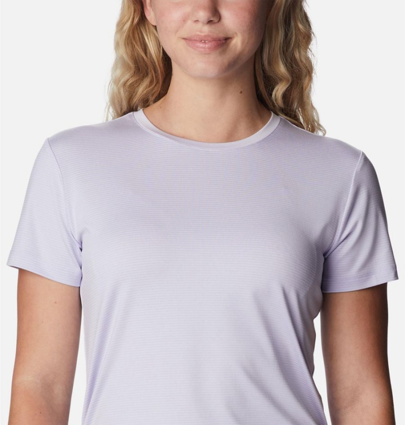 Purple Columbia Leslie Falls Short Sleeve Women's T-Shirt | 65720ULSO