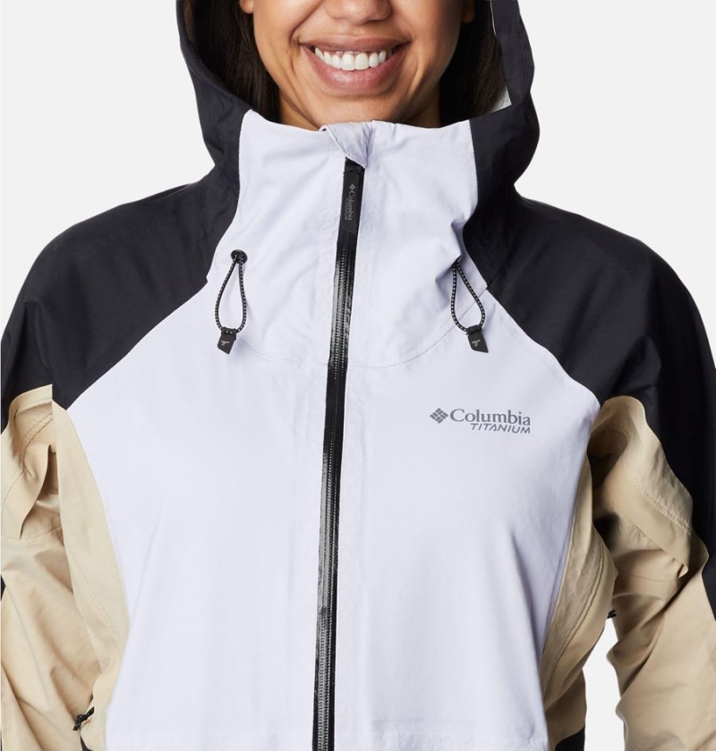 Purple Columbia Mazama Trail Shell Women's Rain Jacket | 07286QNVI