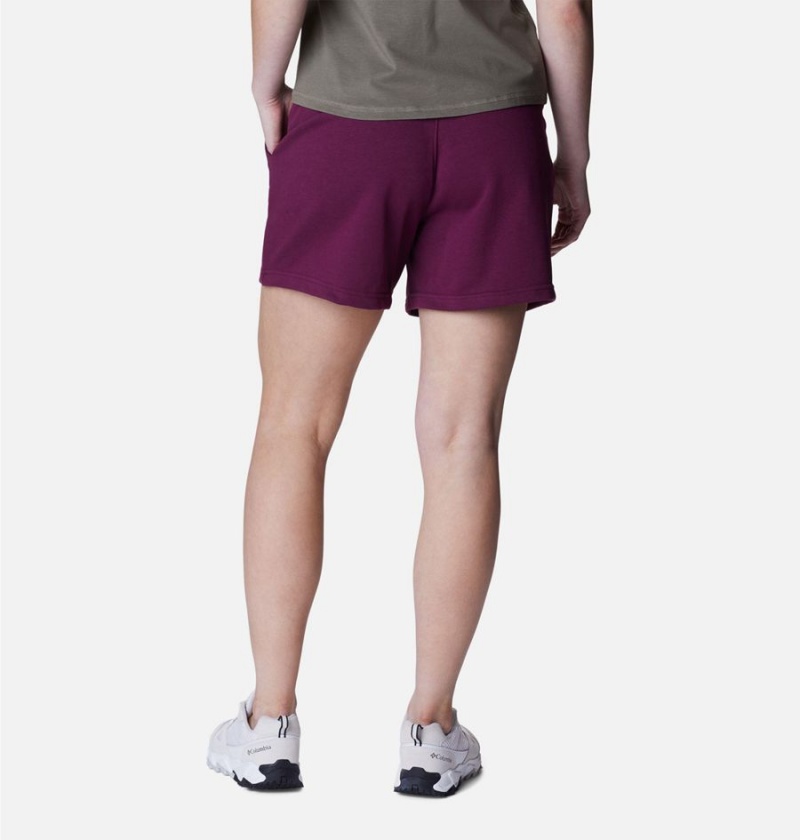 Purple Columbia Mineral Ridge Pull On Women's Shorts | 56840NFXA