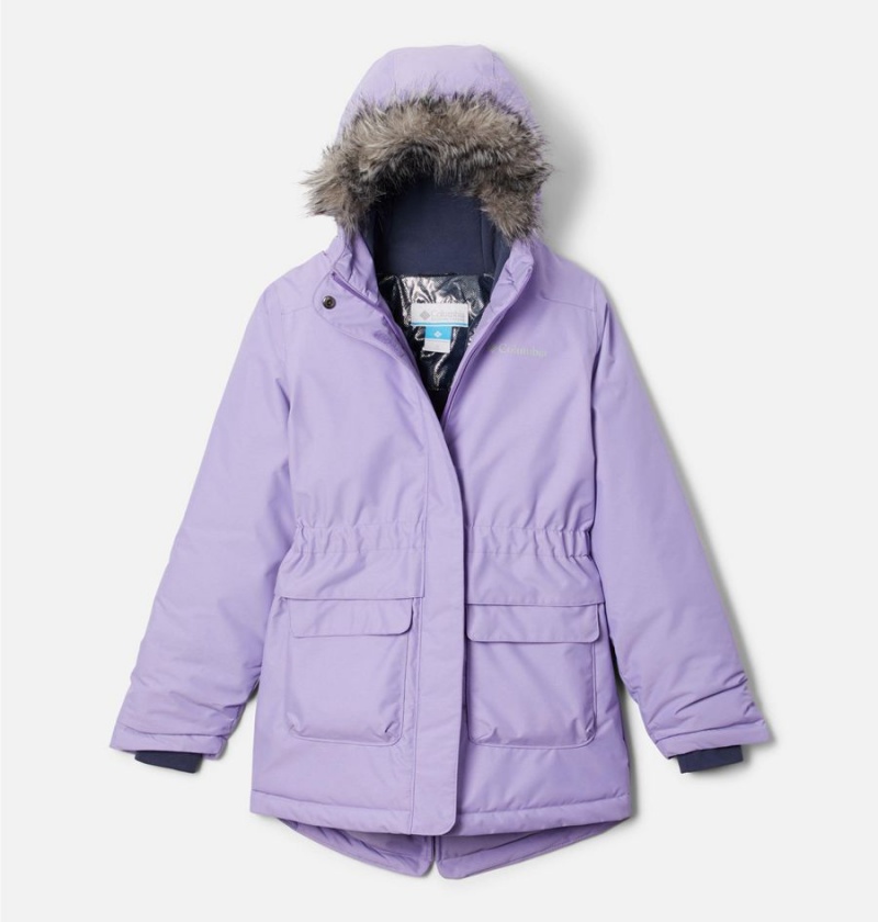 Purple Columbia Nordic Strider Kids\' Jacket | 59106UWNJ