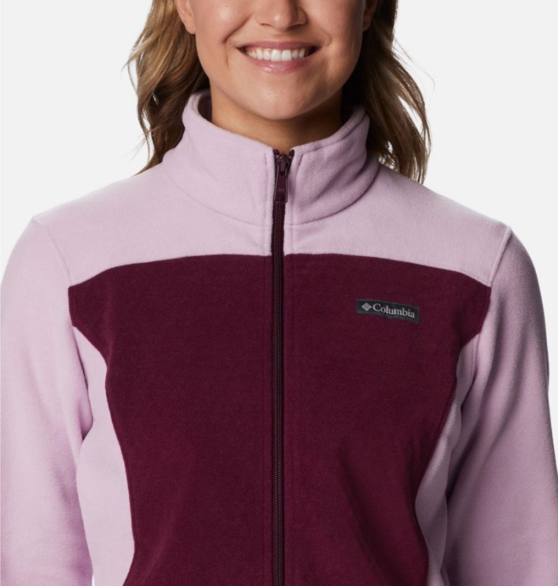 Purple Columbia Overlook Trail Full Zip Women's Fleece Jacket | 38027AHCE