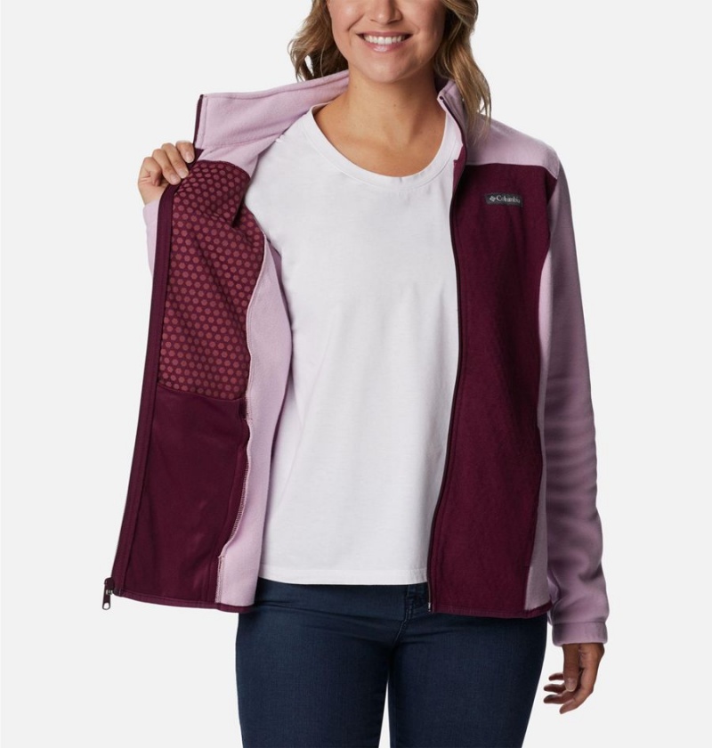 Purple Columbia Overlook Trail Full Zip Women's Fleece Jacket | 38027AHCE