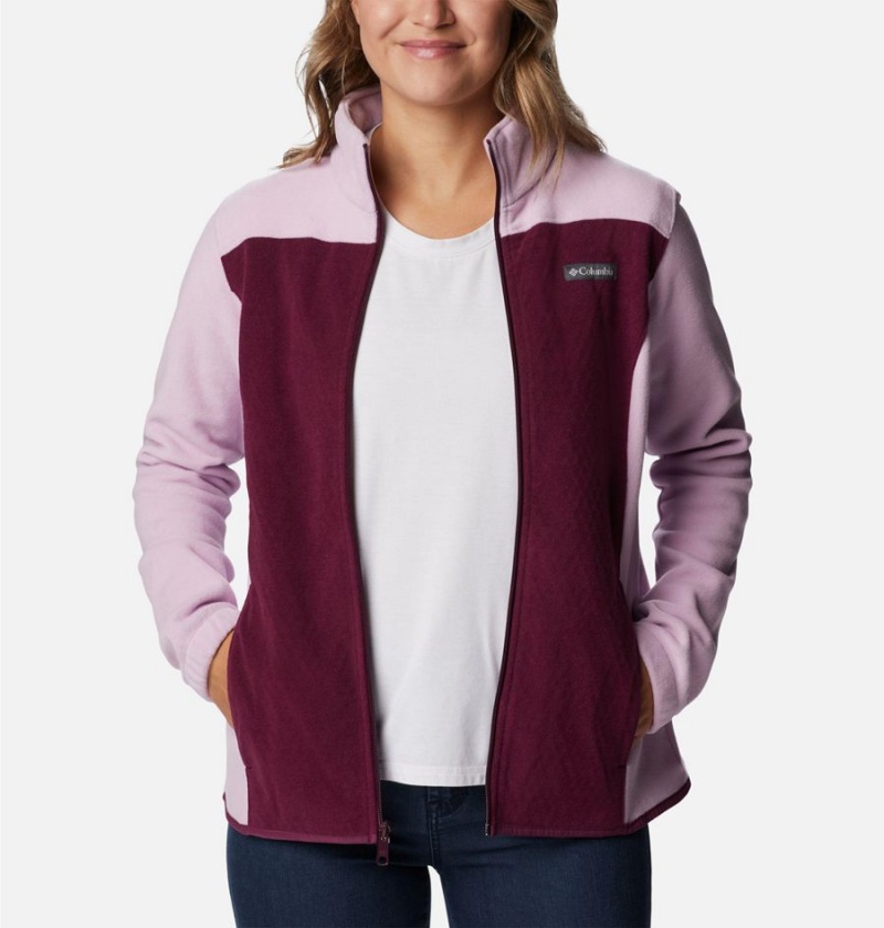 Purple Columbia Overlook Trail Full Zip Women's Fleece Jacket | 38027AHCE