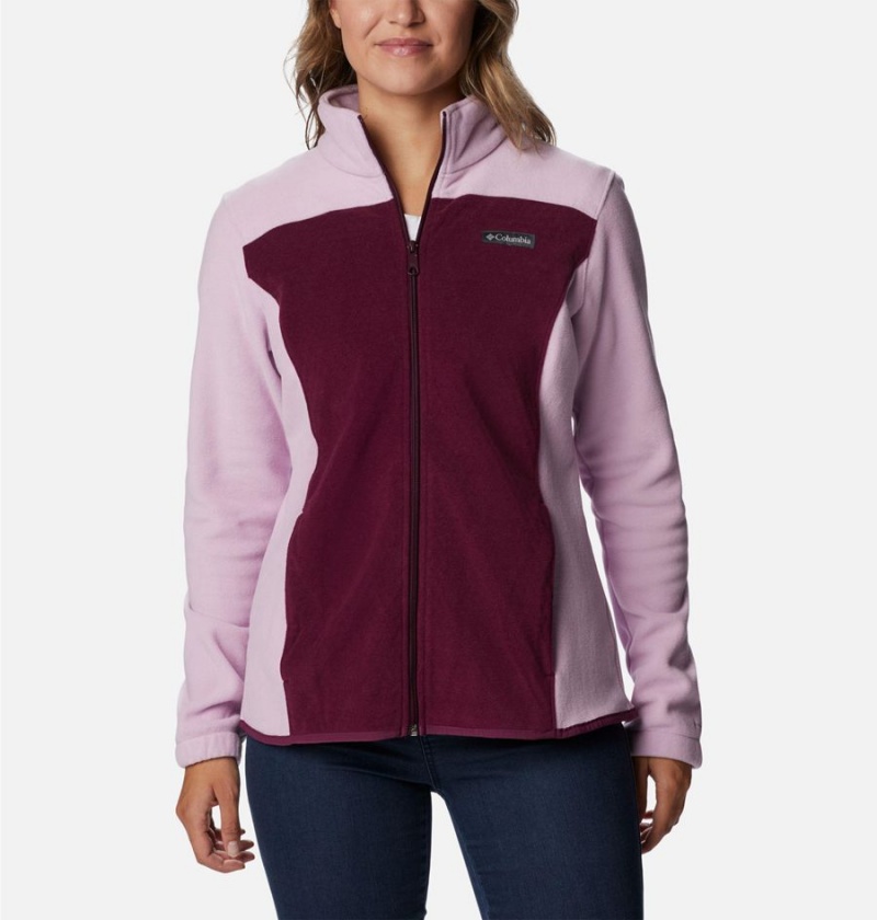 Purple Columbia Overlook Trail Full Zip Women\'s Fleece Jacket | 38027AHCE