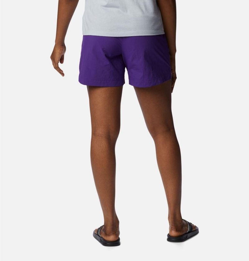 Purple Columbia PFG Backcast Water Women's Shorts | 53087UFOD