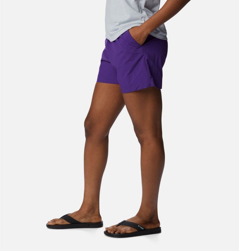 Purple Columbia PFG Backcast Water Women's Shorts | 53087UFOD