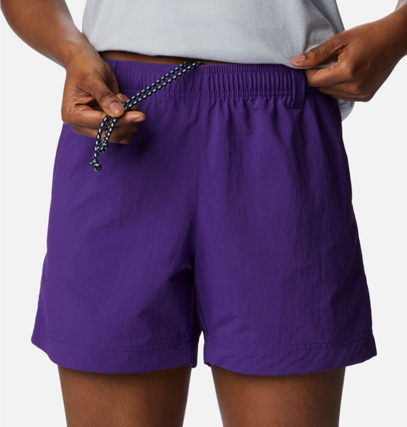 Purple Columbia PFG Backcast Water Women's Shorts | 53087UFOD