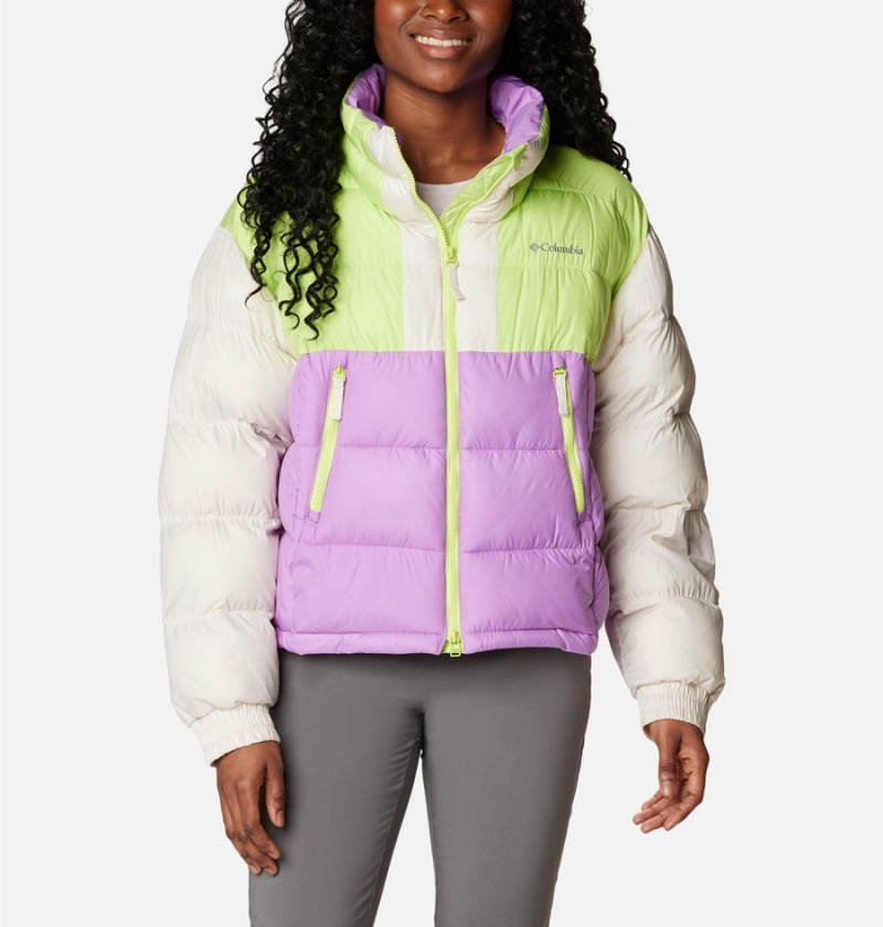 Purple Columbia Pike Lake II Cropped Women\'s Puffer Jacket | 58396HITK