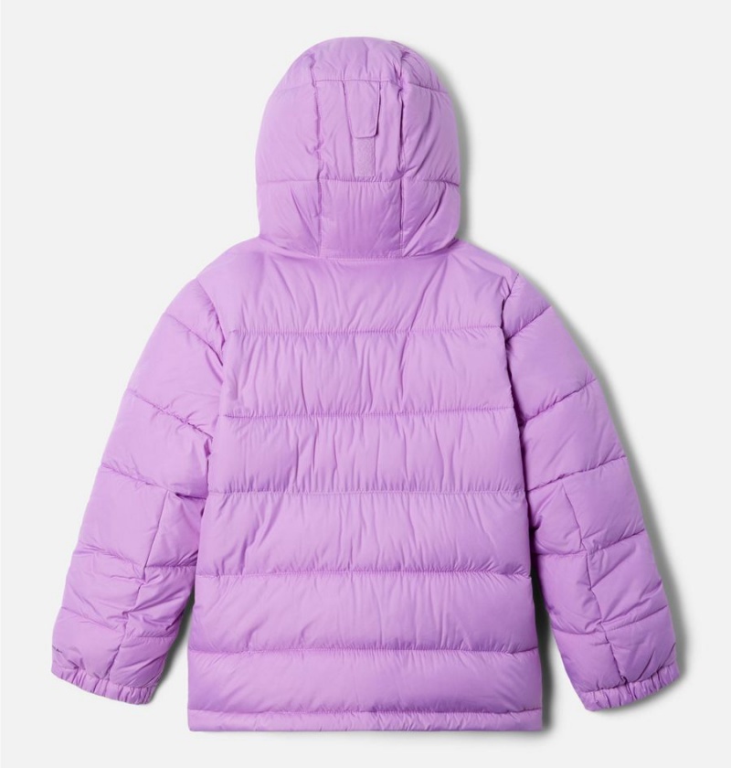 Purple Columbia Pike Lake II Hooded Kids' Jacket | 25483IUDM