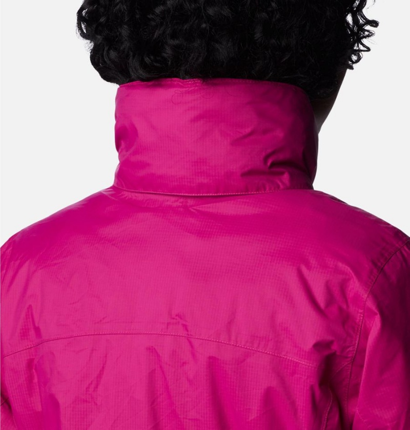 Purple Columbia Pouration Women's Rain Jacket | 03721ZQYU