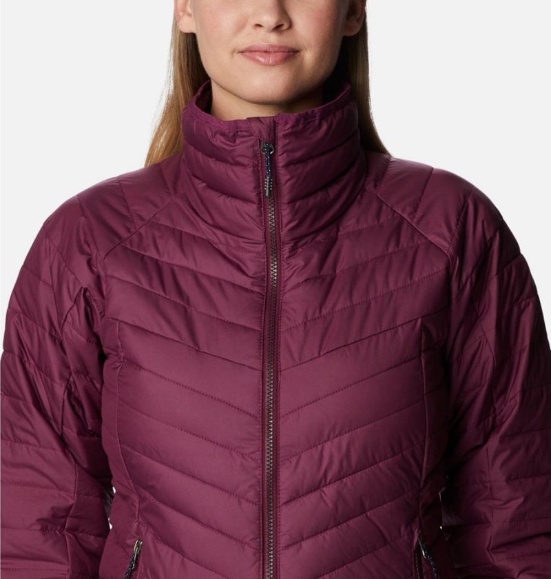 Purple Columbia Powder Lite II Full Zip Women's Puffer Jacket | 95470COID